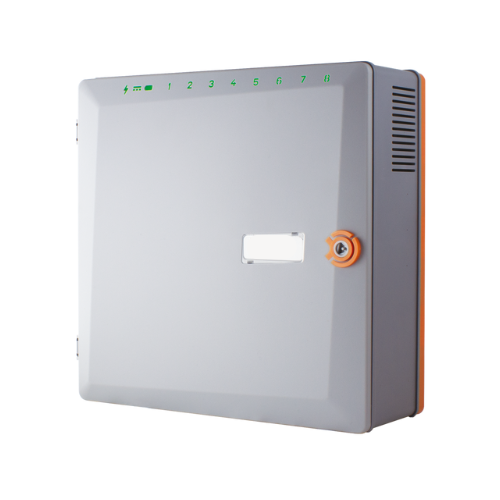 Grand coffret d'alimentation à batterie en ABS 12V de 3A - 5A - 8A à 8 sorties