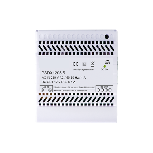 Alimentation rail DIN 12V | 1.5A - 2.8A - 3.5A - 5A - 5.5A - 8.4A