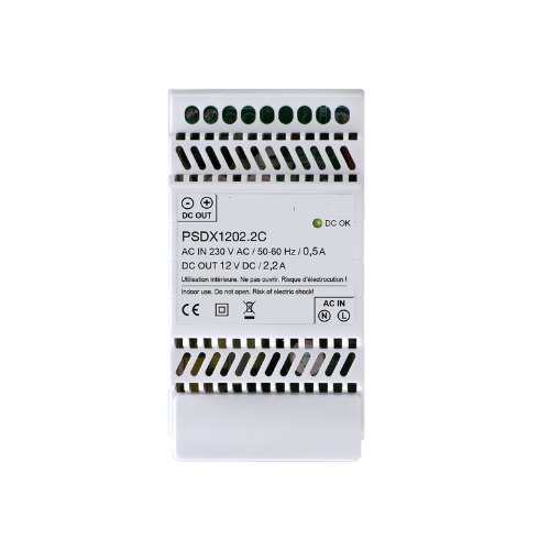 Alimentation chargeur rail DIN 12V | 1.2A - 2.2A