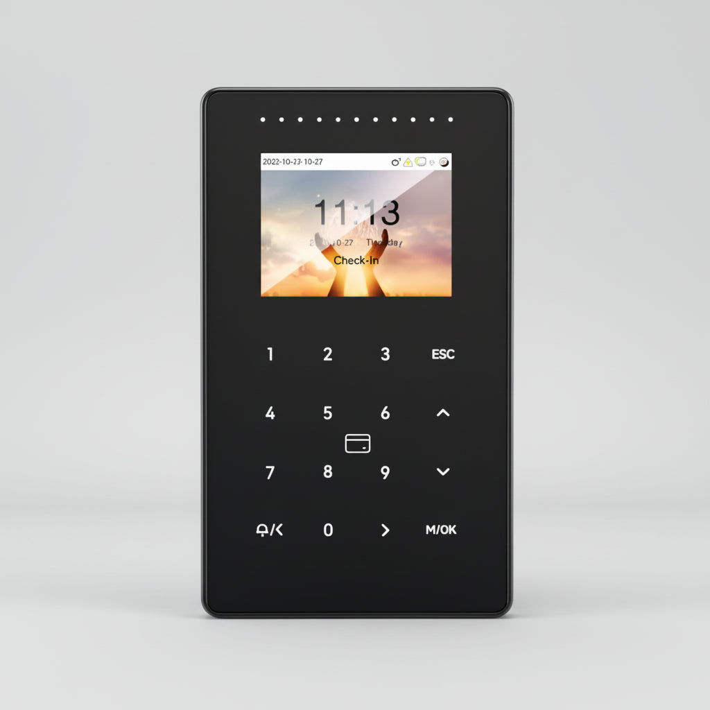 Pointeuse biométrique ZKTeco SC800 pour gestion du temps code et badge