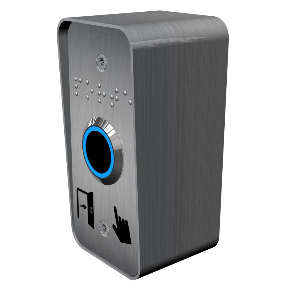 Boitier Applique Acier Inoxydable pour bouton poussoir 19mm - ABIOSHOP