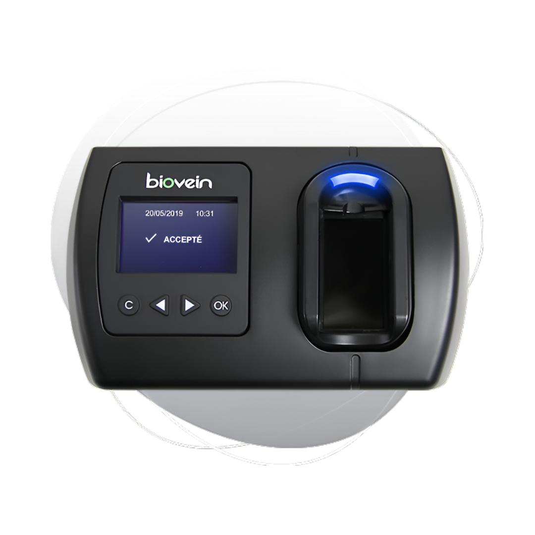 Lecteur biométrique de reconnaissance du réseau veineux du doigt BIOVEIN
