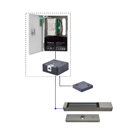 Kit Sécurité pour Tiroirs - Verrouillage Ventouses + Contrôle par Badge RFID - ABIOSHOP