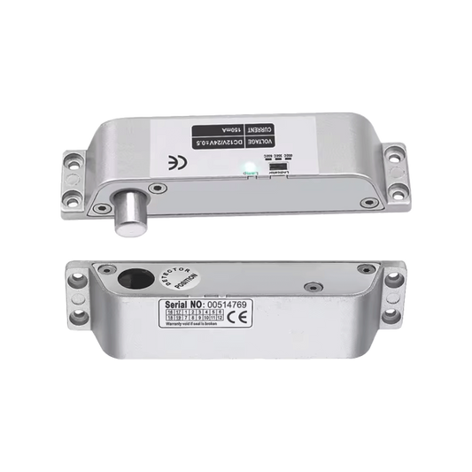 Verrou 12VDC à pêne électrique (piston) - ABIOSHOP