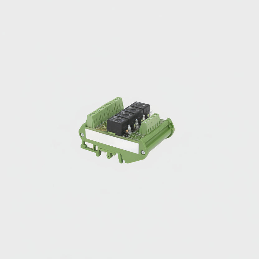 Module relais 12V quadruple pour montage rail DIN