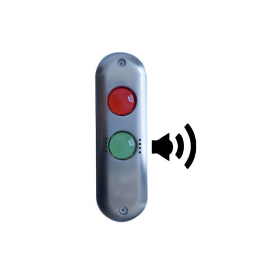 Platine de signalisation verte et rouge et buzzer sonore
