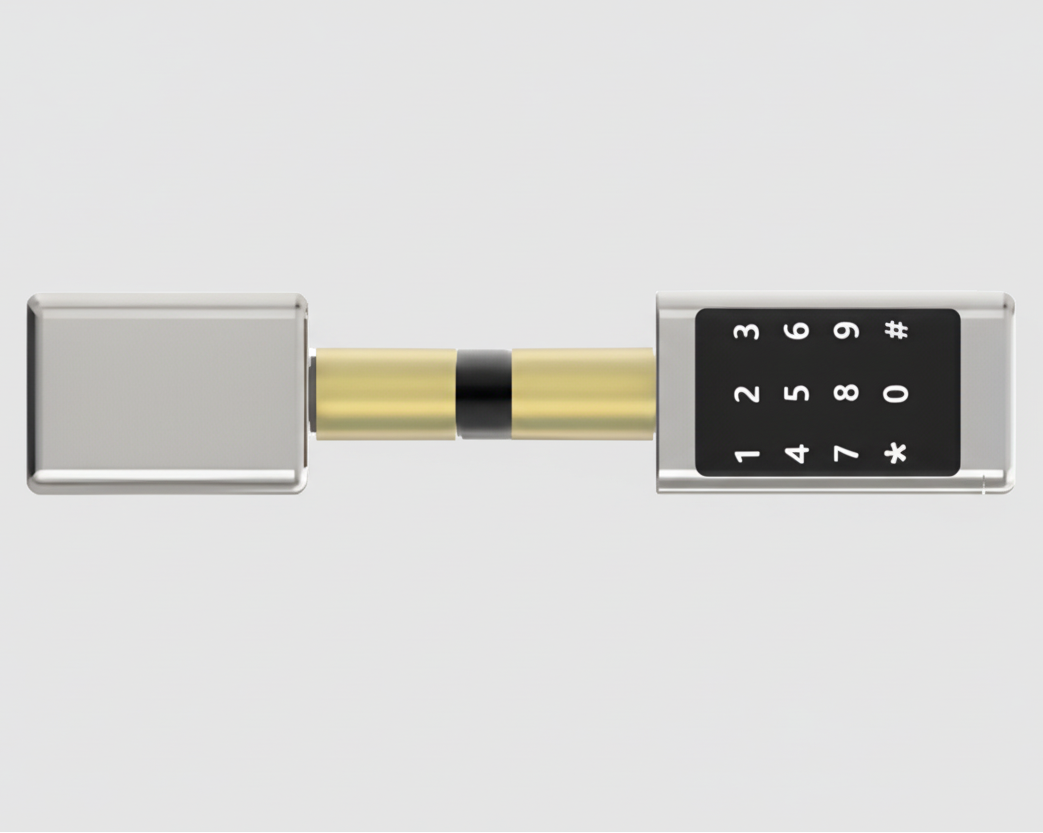 Serrure poignet de porte cylindre connecté WiFi ABIOKEY pour contrôle d’accès