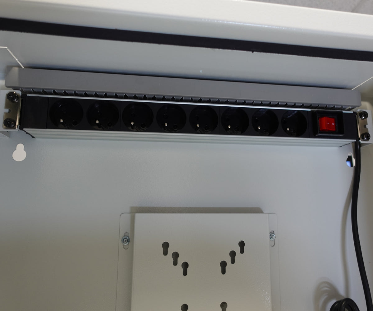 Caisson de protection écran métallique sécurisé - ABIOSHOP