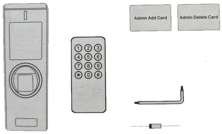 Lecteur biométrique avec lecteur de badge | ABIO ACCESS BIO 13 SLIM - ABIOSHOP