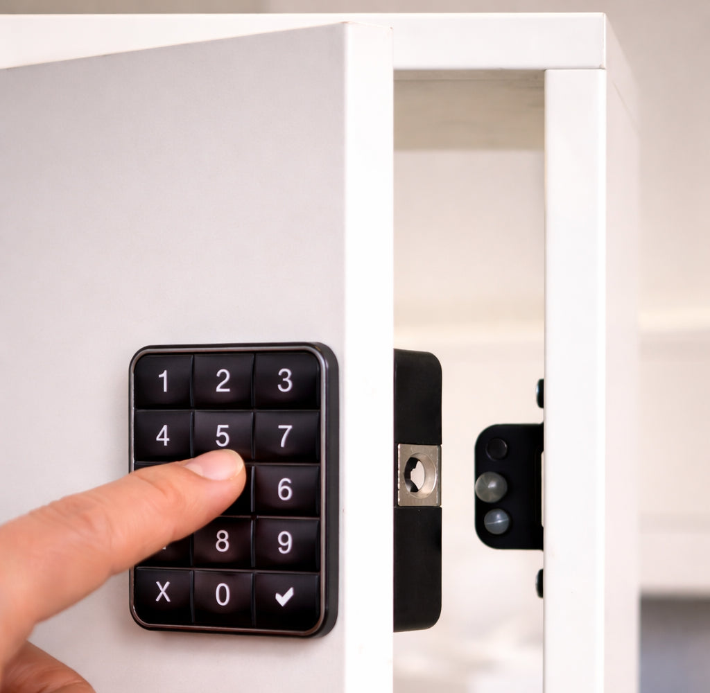 Kit serrure à code pour casier | ABIOLOCK CLAVIER (mode public) - ABIOSHOP