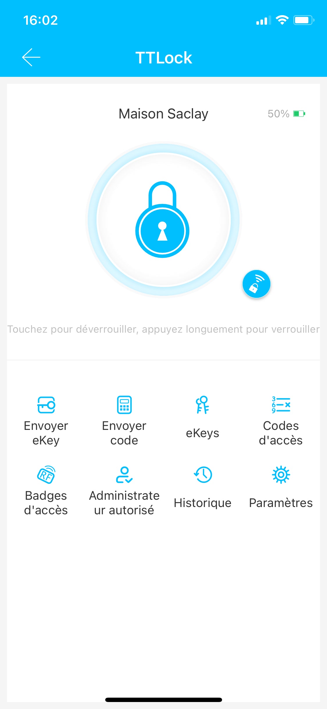 Cylindre électronique connecté à code et Bluetooth | ABIOKEY