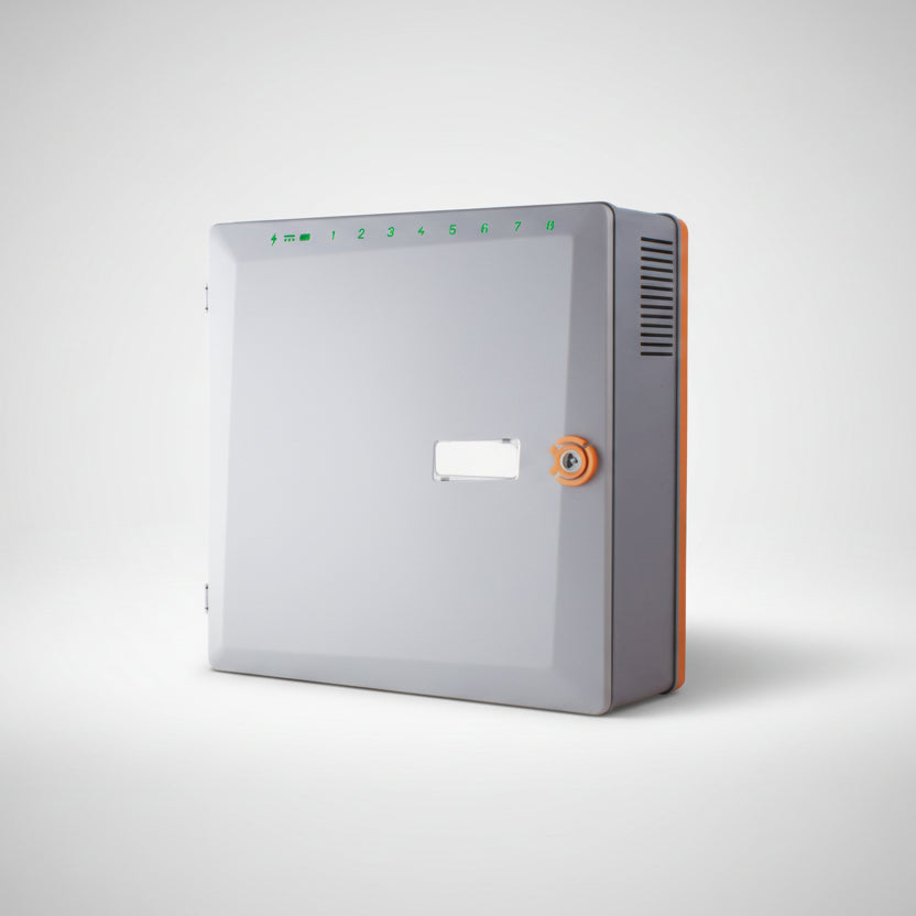 Grand coffret d’alimentation batterie ABS 12V 3A 5A 8A avec 4 sorties