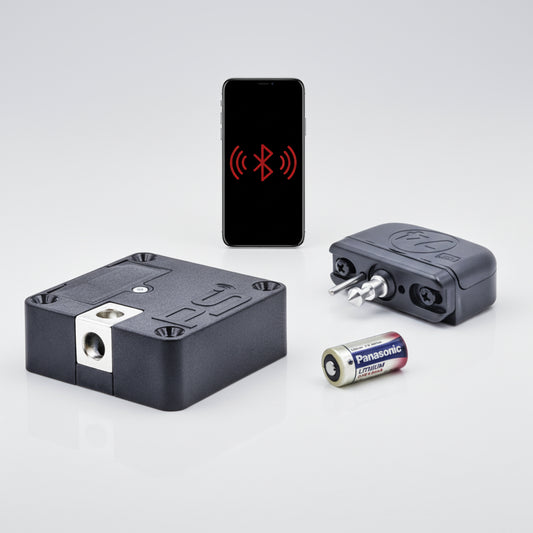 Kit serrure connectée Bluetooth pour meuble sécurisé