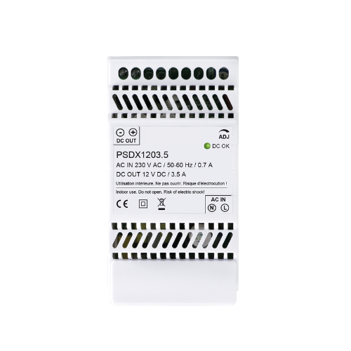 Alimentation rail DIN 12V | 1.5A - 2.8A - 3.5A - 5A - 5.5A - 8.4A