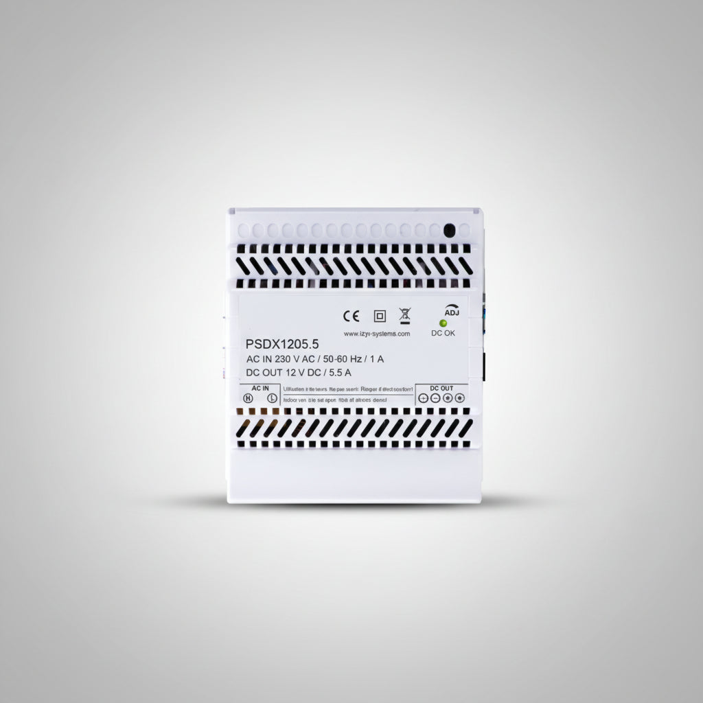 Alimentation électrique 5,5A montage rail DIN