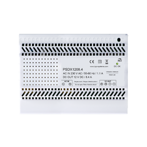 Module alimentation rail DIN 8,4A pour installation électrique