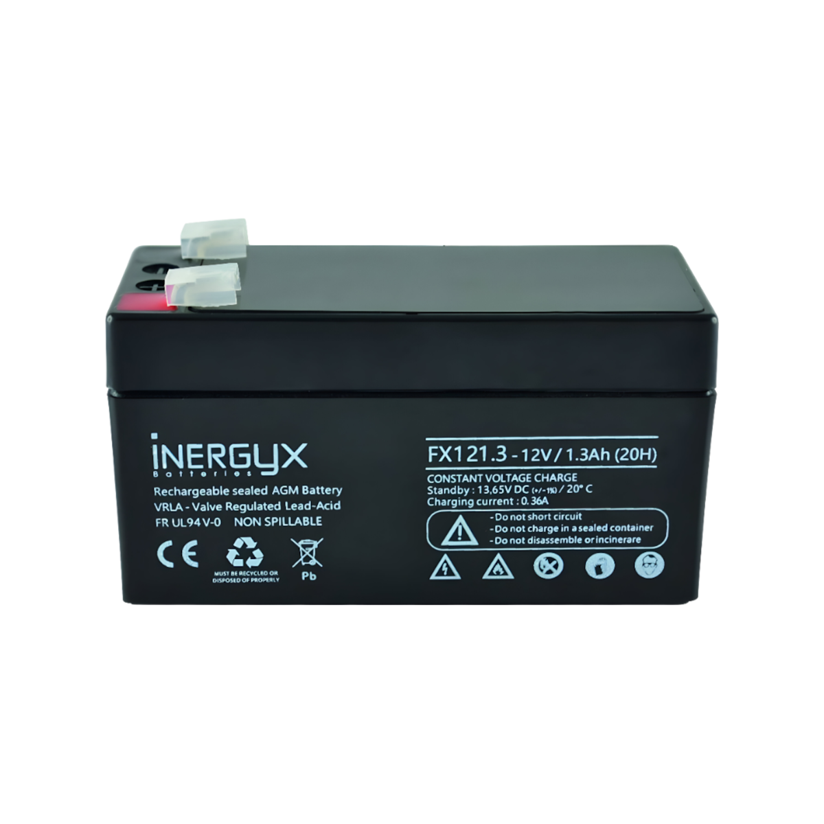 Batterie pour alimentation 12V 1,3A/h - ABIOSHOP