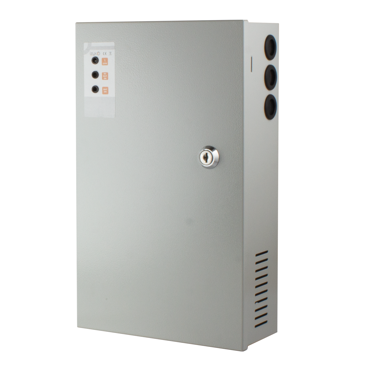Boîtier d'alimentation métallique avec chargeur 12V