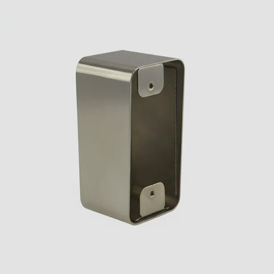 Boîtier acier pour bouton poussoir de contrôle d’accès