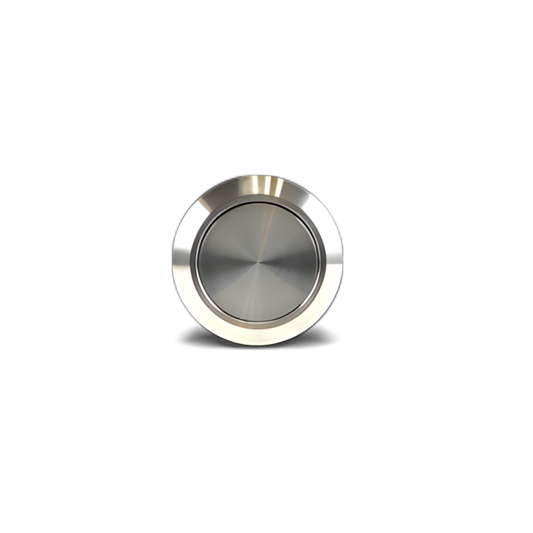 Bouton poussoir 12V en acier inoxydable (NO) - ABIOSHOP