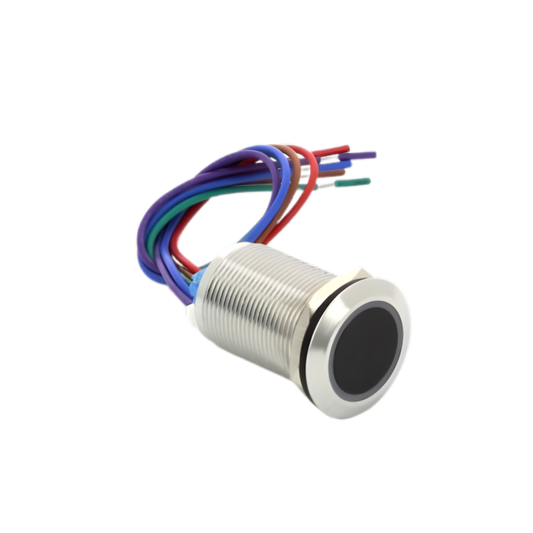 Bouton poussoir infrarouge de 19mm sans contact avec ou sans buzzer - ABIOSHOP