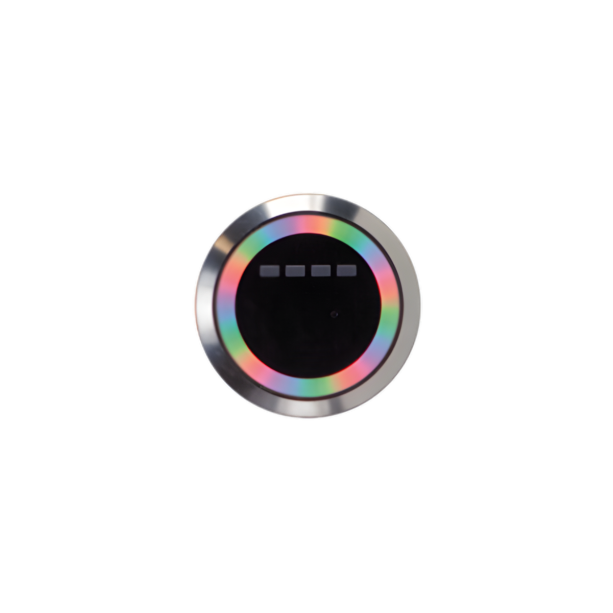 Bouton poussoir sans contact infra rouge 38mm avec signal lumineux pilotable avec ou sans buzzer - ABIOSHOP