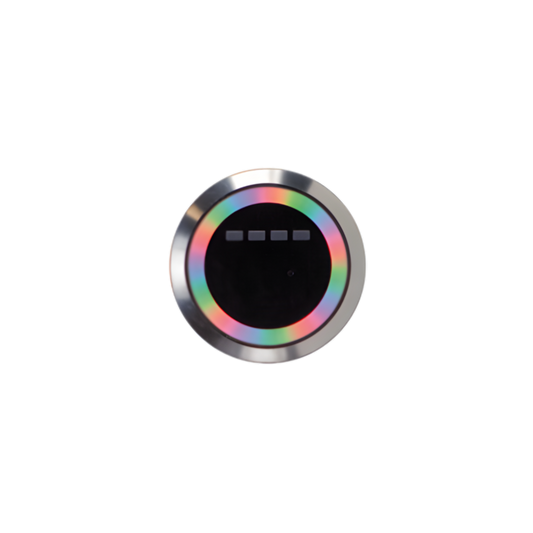 Bouton poussoir sans contact infra rouge 38mm avec signal lumineux pilotable avec ou sans buzzer - ABIOSHOP