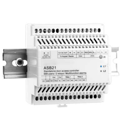 Clavier à code et lecteur de badge autonome | ASB21 - ABIOSHOP