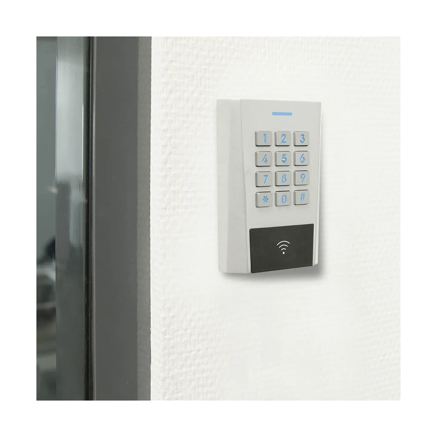 Clavier à code et lecteur de badge autonome | ASB21 - ABIOSHOP