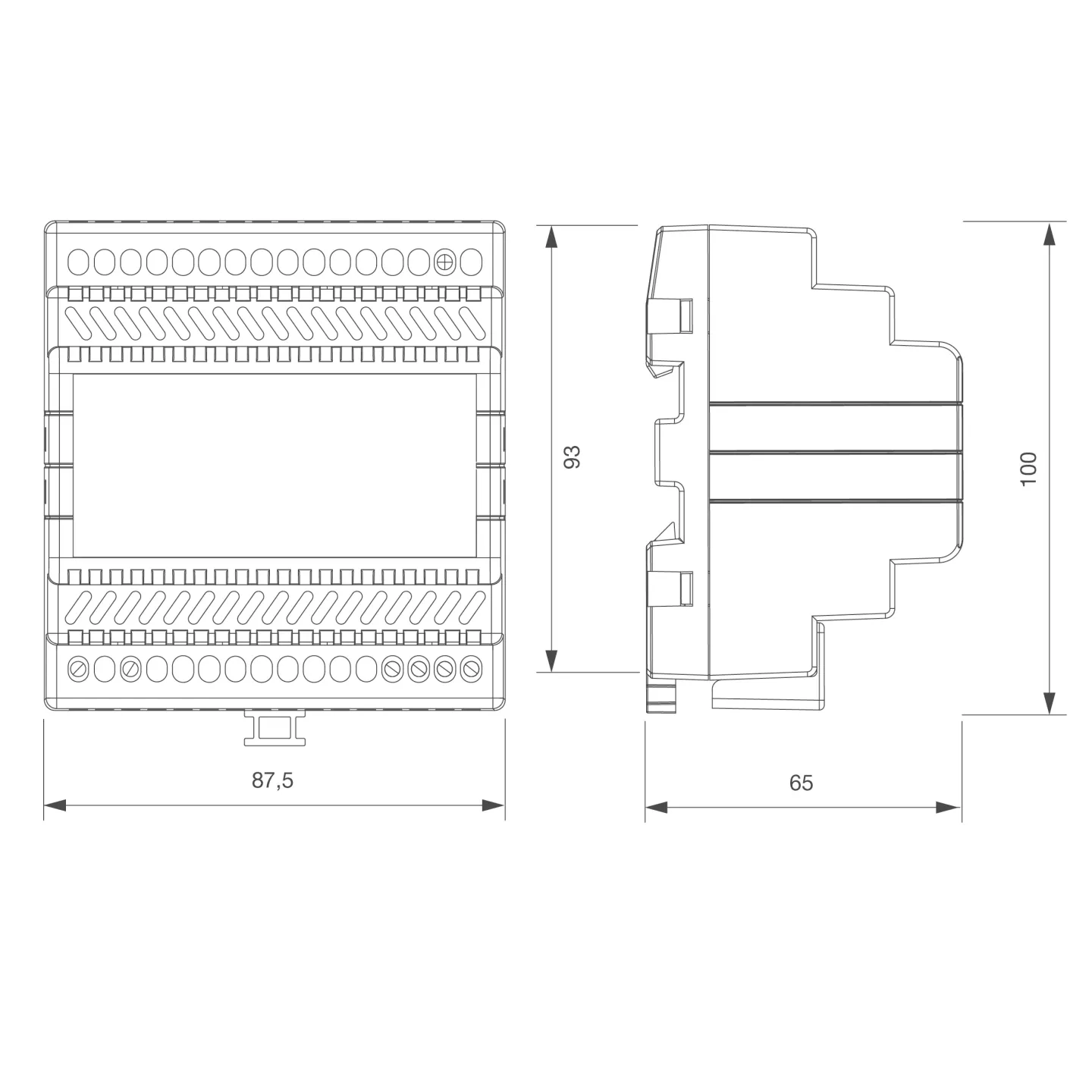 Clavier à code et lecteur de badge autonome | ASB21 - ABIOSHOP
