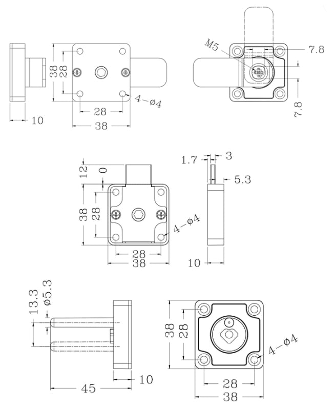 Serrure à code pour casier, meuble et vestiaire | DIGITALE ABKR - ABIOSHOP