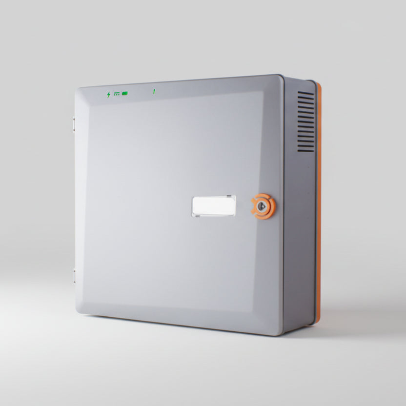 Grand coffret alimentation batterie 12V en ABS pour système de sécurité