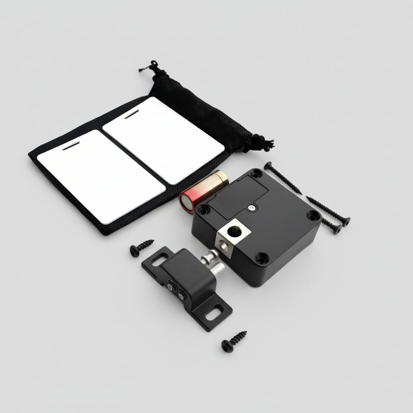 Kit de verrouillage Abiolock pour vitrine en verre
