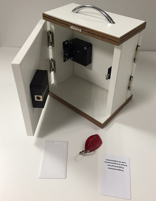 Kit serrure électronique pour meuble à badge nouvelle génération | PACK ABIOLOCK 13 - ABIOSHOP