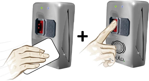 Lecteur biométrique et lecteur de badge 13,56Mhz | SOLO (Occassion) - ABIOSHOP