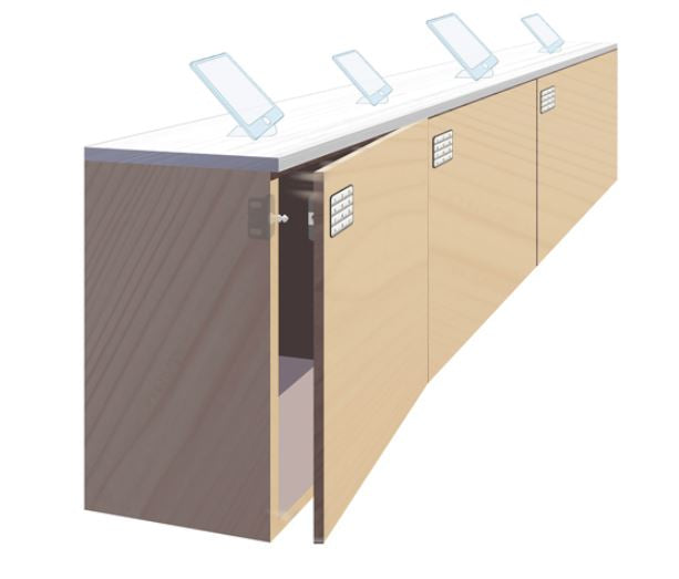 Kit serrure à code pour casier | ABIOLOCK CLAVIER (mode public) - ABIOSHOP