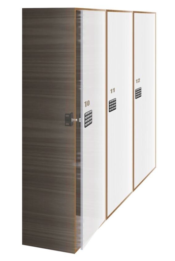 Kit serrure à code pour casier | ABIOLOCK CLAVIER (mode public) - ABIOSHOP