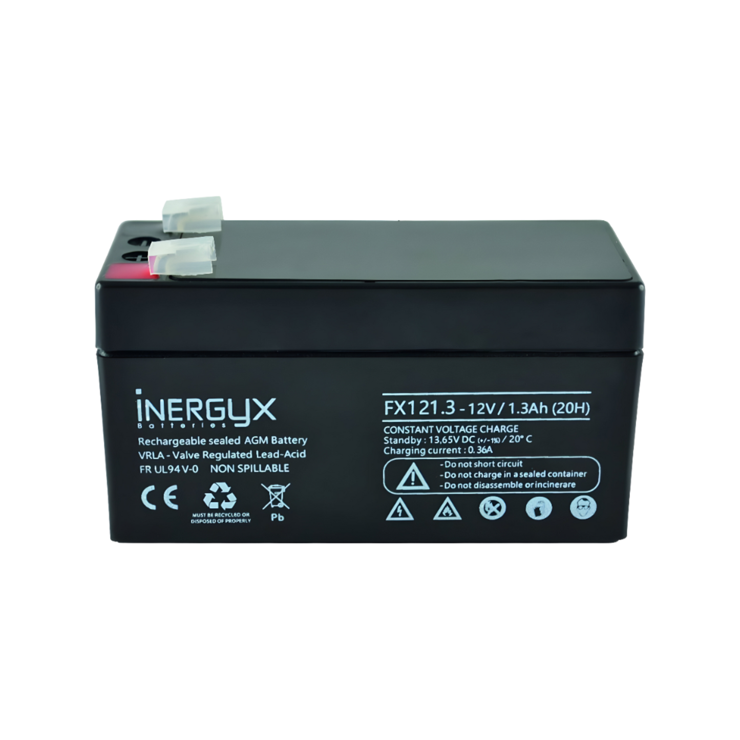 Batterie pour alimentation 12V 1,3A/h