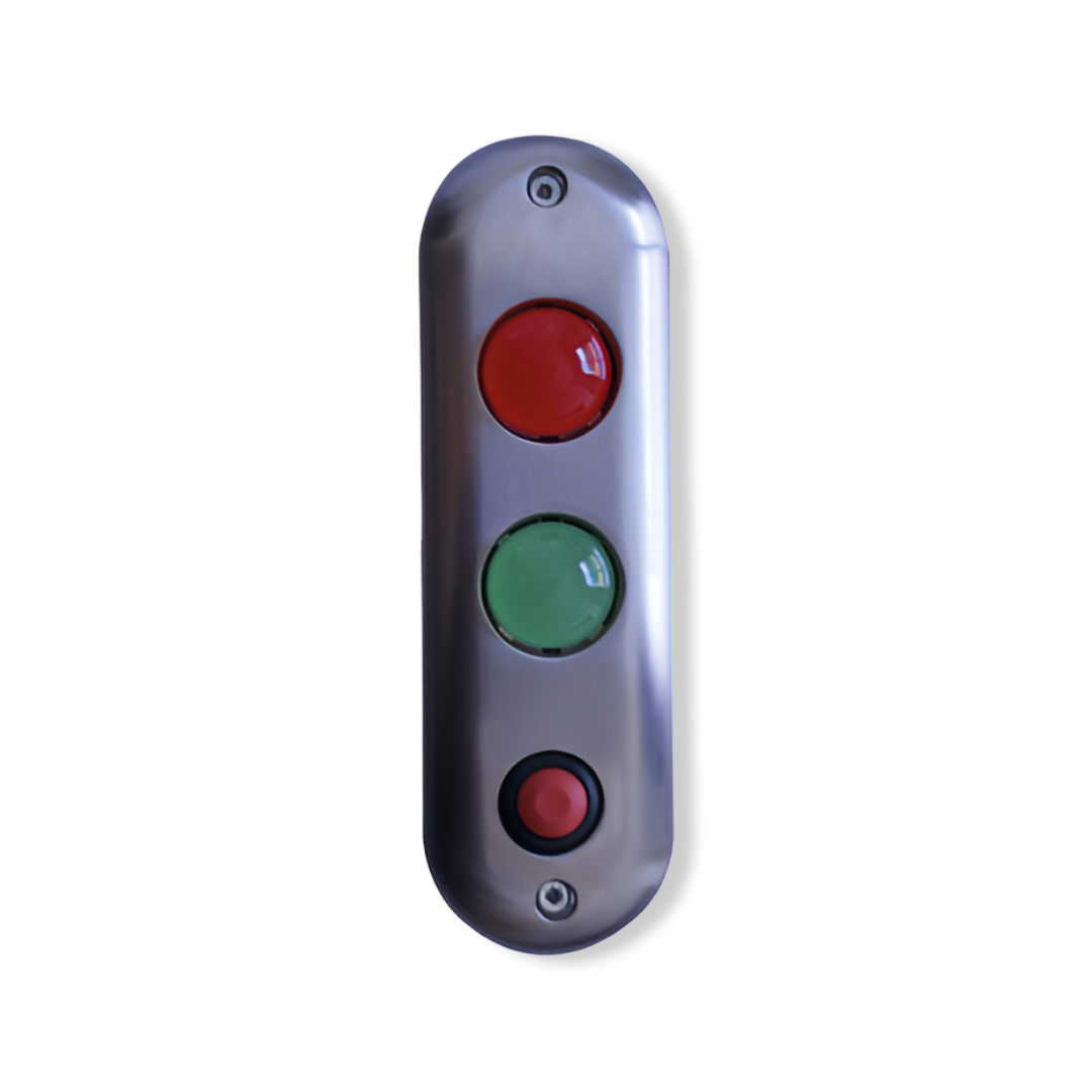 Voyants Vert & Rouge avec bouton d’appel impulsionnel NO