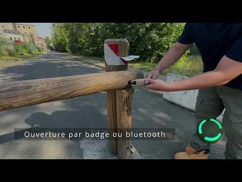 Cadenas à Badges & Bluetooth - Sécurisation Avancée pour Barrières avec abiopad