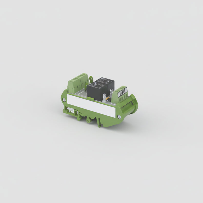 Bloc relais double 12V pour installation rail DIN