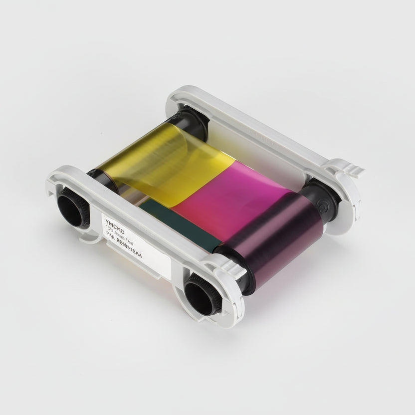 Consommable ruban couleur pour imprimante badges Evolis Zenius