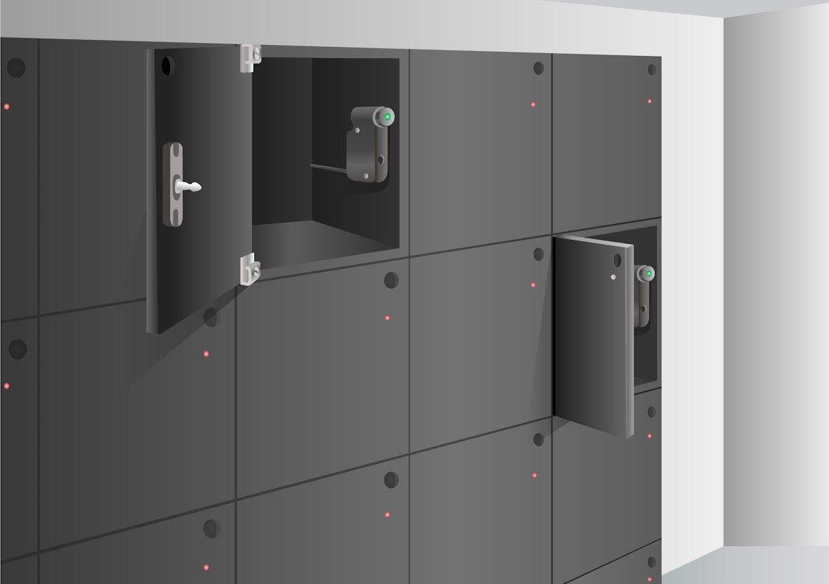 Serrure à badge RFID & Bluetooth pour casier | ABIOLOCK CASE 13 - ABIOSHOP