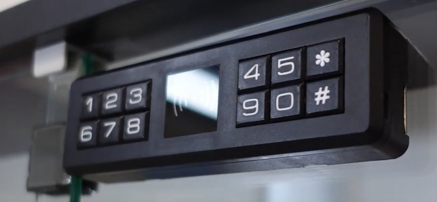 Serrure à crémaillère pour vitrine | ABIOLOCK crémaillère - ABIOSHOP