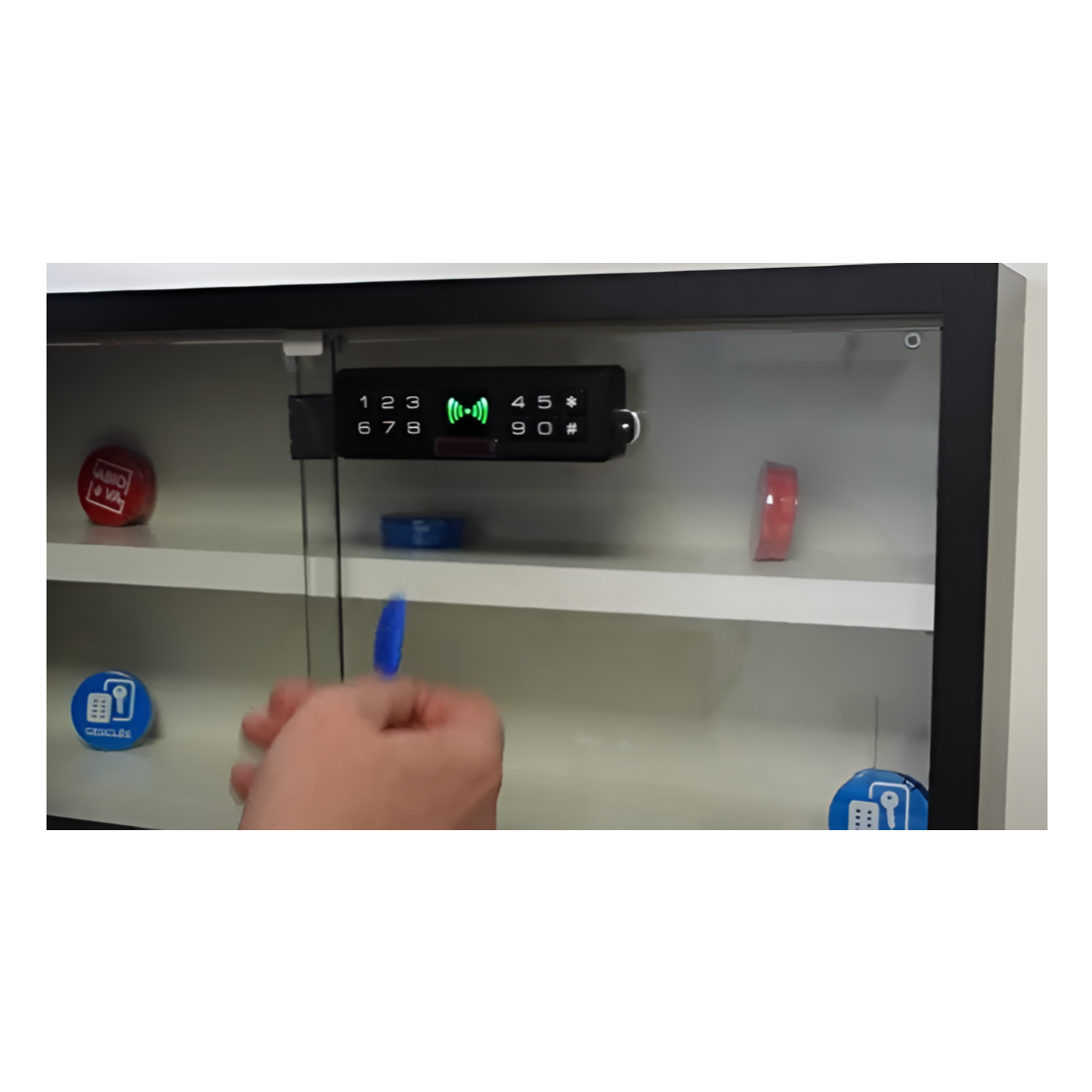 Serrure à crémaillère pour vitrine | ABIOLOCK crémaillère - ABIOSHOP