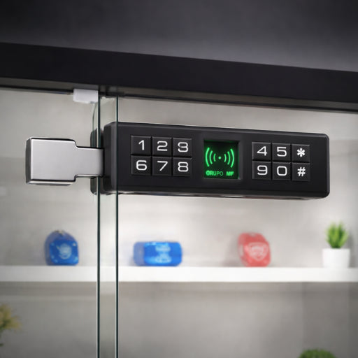 Serrure à crémaillère pour vitrine | ABIOLOCK crémaillère - ABIOSHOP