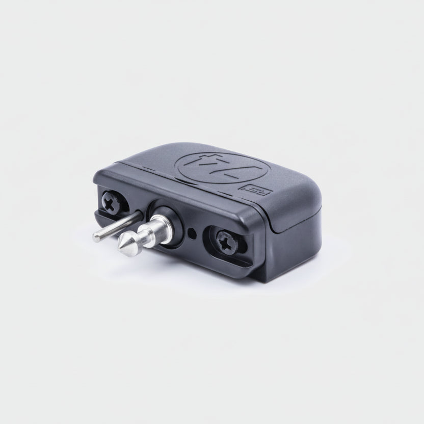 Verrou de fixation 75 mm pour portes coulissantes et tiroirs