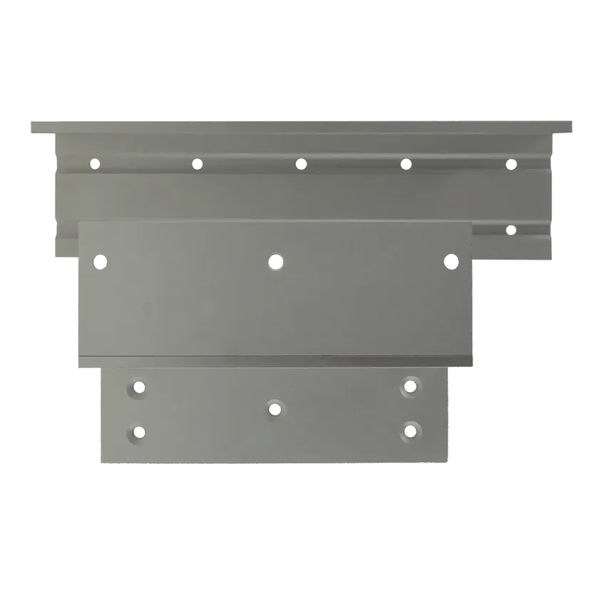 Équerre Z+L pour porte affleurante tirante pour ventouse de 550 kg