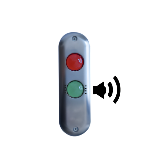 Platine de signalisation verte et rouge et buzzer sonore - ABIOSHOP